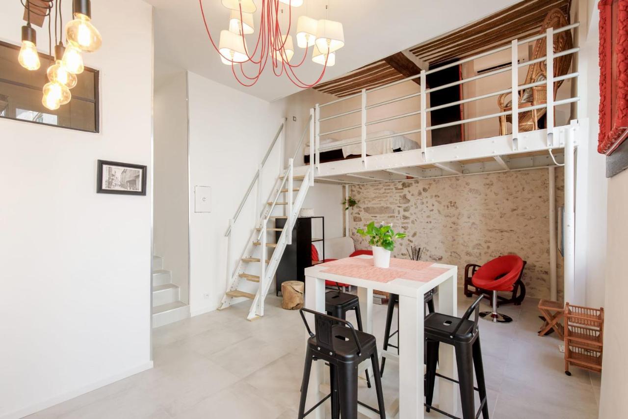 Апартаменты Superb Air-Conditioned Loft In The Heart Of Viel Антиб Экстерьер фото